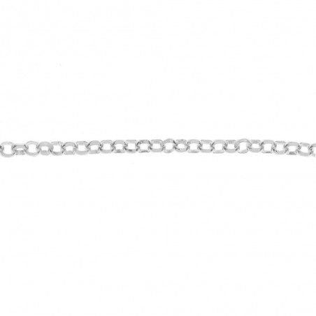 Cadena Roló ajustable 1.3 mm Plata de Ley 925