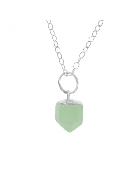 Collar de Péndulo de piedra natural en Plata de Ley