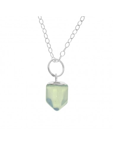 Collar de Péndulo de piedra natural en Plata de Ley