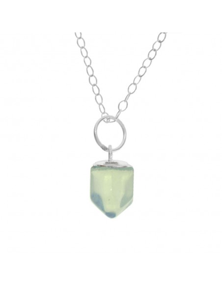 Collar de Péndulo de piedra natural en Plata de Ley