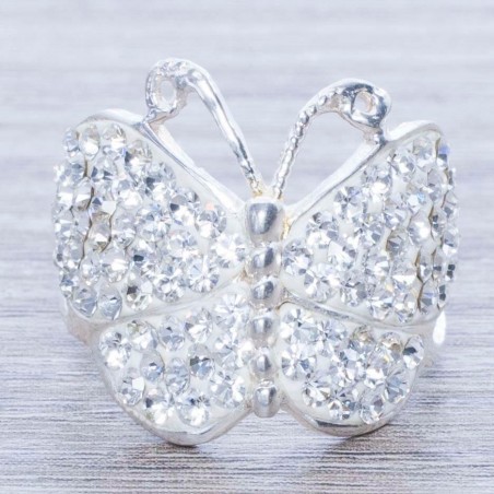 Anillo mariposa con circonia Plata de Ley 925