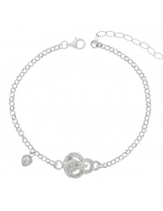 Pulsera de Virgen de la Cabeza en Plata de Ley