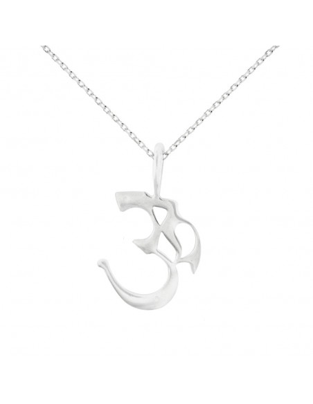 Collar OM en Plata de Ley