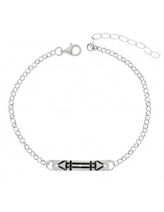 Pulsera Atlante roló en Plata