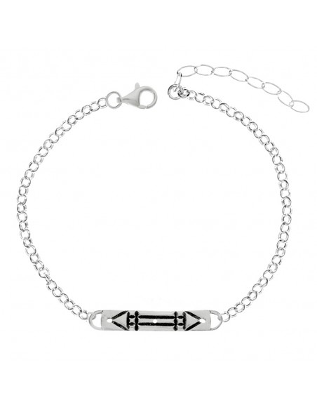 Pulsera Atlante roló en Plata