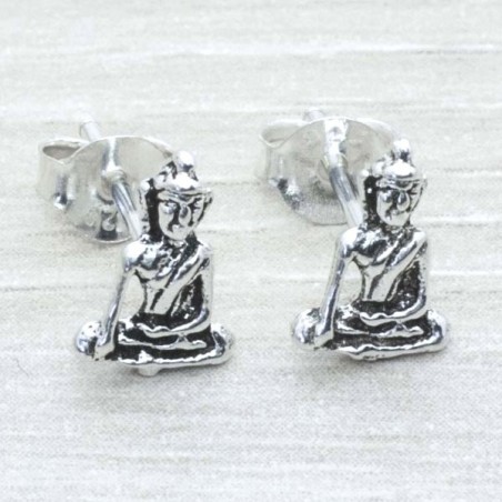 Pendientes Buda Plata de Ley 925