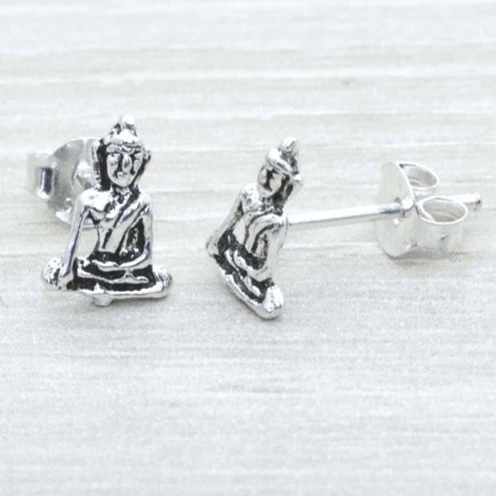Pendientes Buda Plata de Ley 925