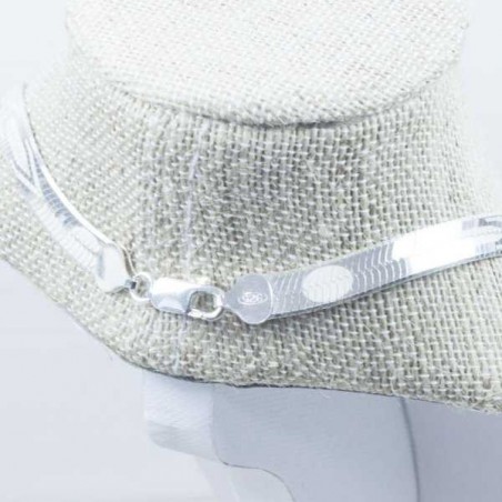 Collar diseño omega reversible Plata de Ley 925
