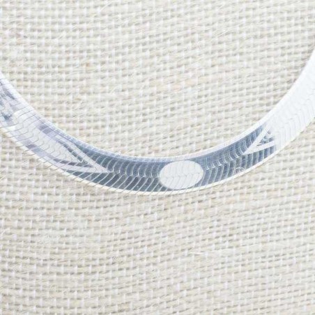 Collar diseño omega reversible Plata de Ley 925