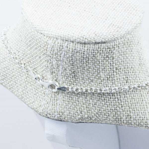 Collar flor mate grande Plata de Ley 925