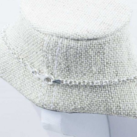 Collar flor mate grande Plata de Ley 925