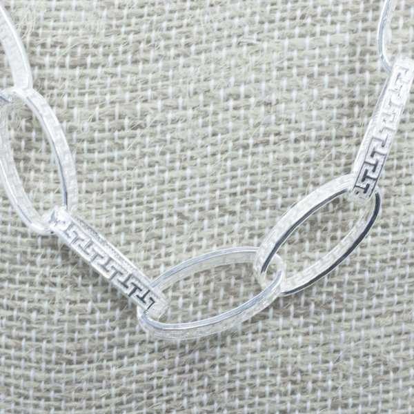 Collar diseño greco  Plata de Ley 925