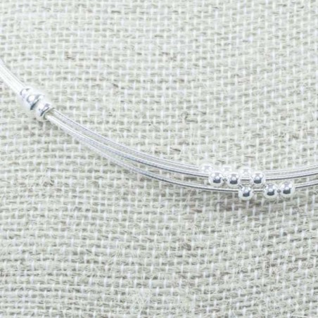 Collar semirígido tres vueltas de Ley 925