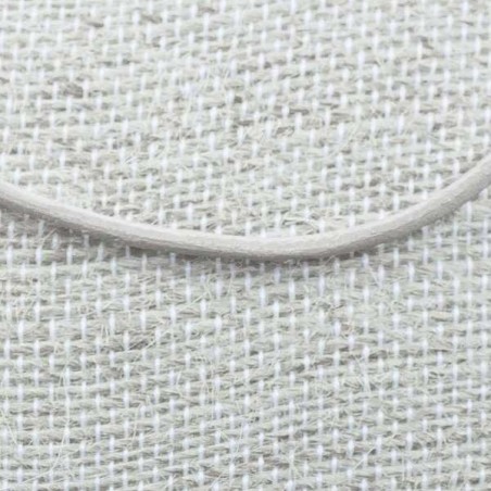 Cordón de cuero en Plata de Ley 925