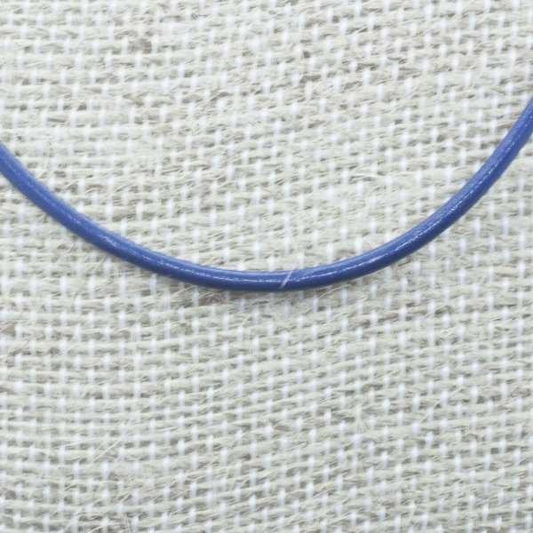 Cordón de cuero en Plata de Ley 925