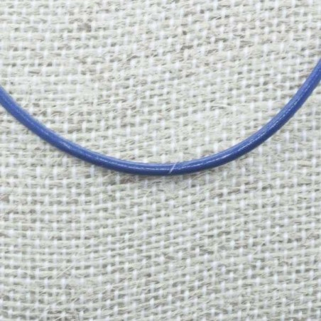 Cordón de cuero en Plata de Ley 925