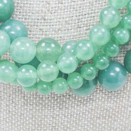Collar Jade reconstituido Plata de Ley 925