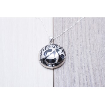 Collar esmaltado redondo Plata de Ley 925 2