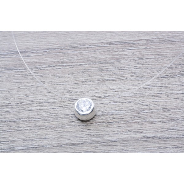 Collar punto de luz Plata de Ley 925