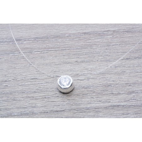 Collar punto de luz Plata de Ley 925