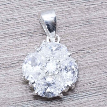 Conjunto circonia trébol de cuatro hojas 2