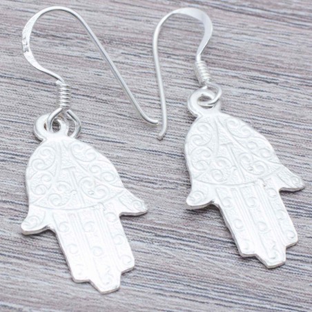 Conjunto mano de fátima en Plata de Ley 925