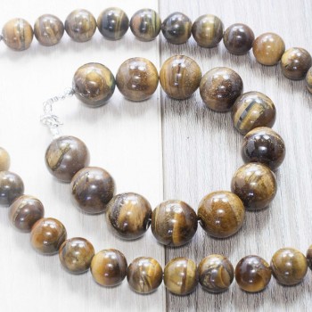 Conjunto ojo de tigre Plata de Ley 925