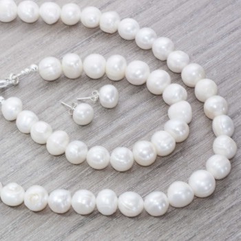 Conjunto perla de agua dulce Plata de Ley 925 - Karissma 2