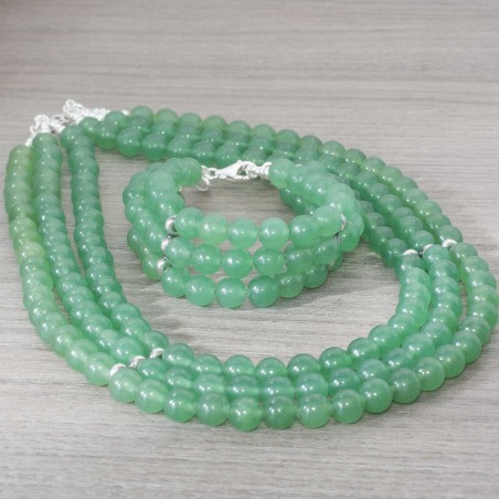 Conjunto jade Plata de Ley 925
