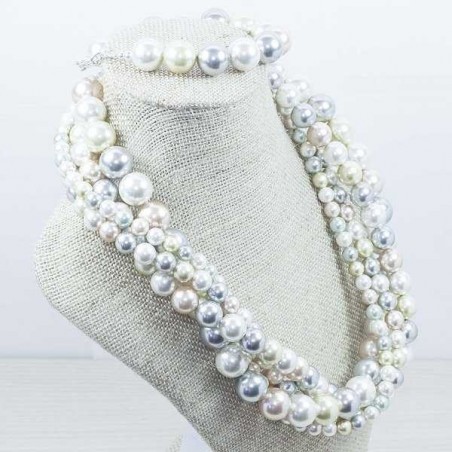 Conjunto perla de nacar Plata de Ley 925