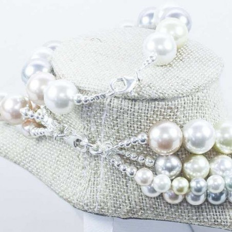 Conjunto perla de nacar Plata de Ley 925