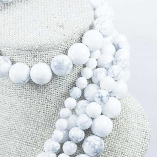 Conjunto howlite Plata de Ley 925