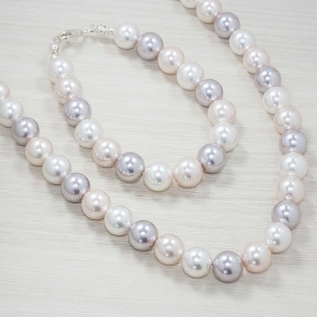 Conjunto perla de nacar Plata de Ley 925