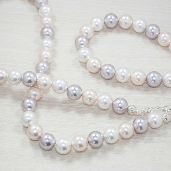 Conjunto perla de nacar Plata de Ley 925