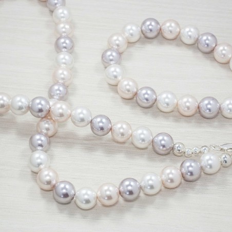 Conjunto perla de nacar Plata de Ley 925