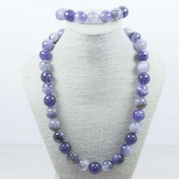 Conjunto amatista Plata de Ley 925