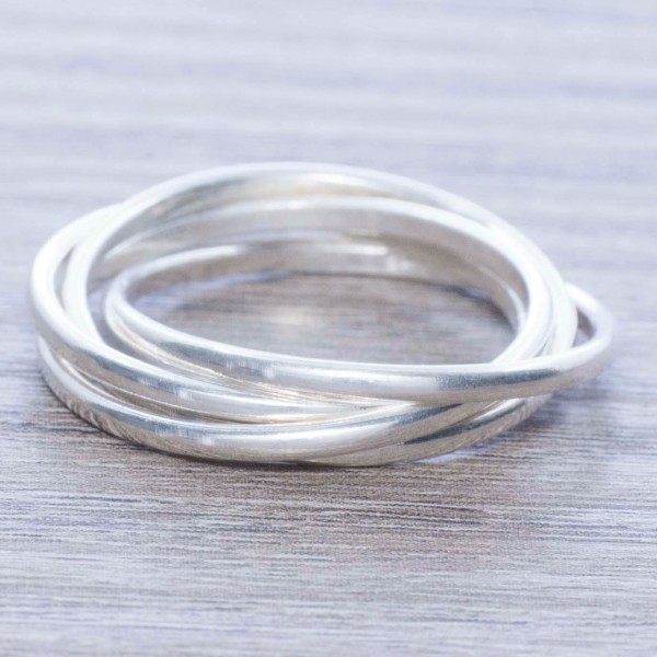 Anillo de la amistad Plata de Ley 925