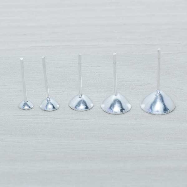 Base pendientes cóncavo Plata de Ley 925