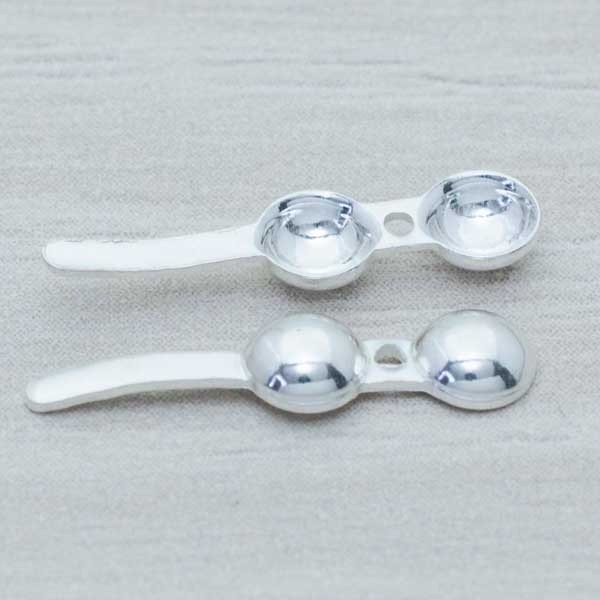 Terminal collar tapanudo N3 Plata de Ley 925