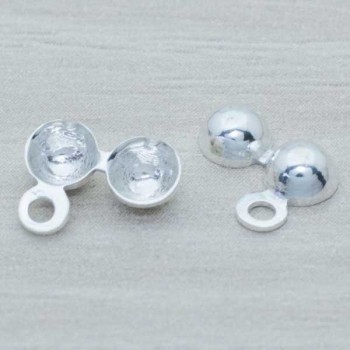 Terminal collar tapanudo Plata de Ley 925 2