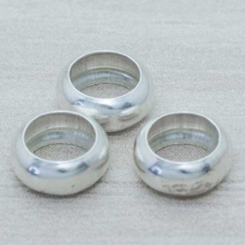 Entrepieza anilla gruesa Plata de Ley 925 2