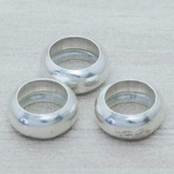 Entrepieza anilla gruesa Plata de Ley 925