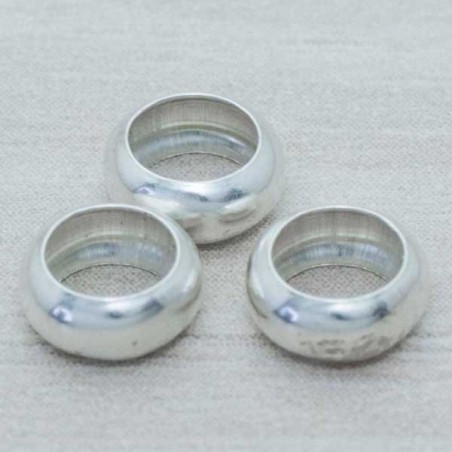 Entrepieza anilla gruesa Plata de Ley 925