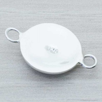 Entrepieza Yin-Yang nácar Plata de Ley 925 2