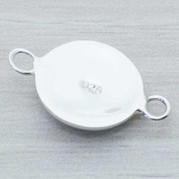 Entrepieza Yin-Yang nácar Plata de Ley 925