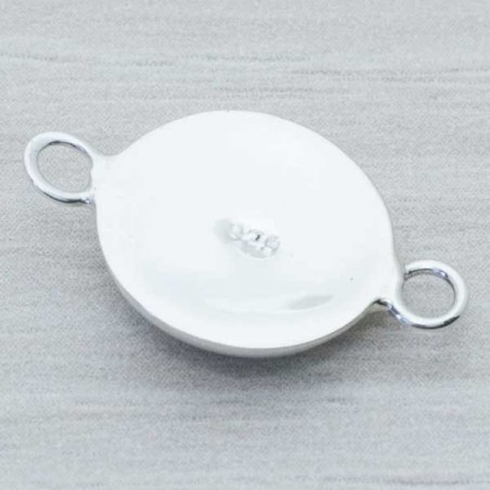 Entrepieza Yin-Yang nácar Plata de Ley 925