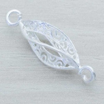 Entrepieza retorcida Plata de Ley 925 2