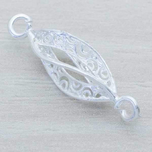 Entrepieza retorcida Plata de Ley 925