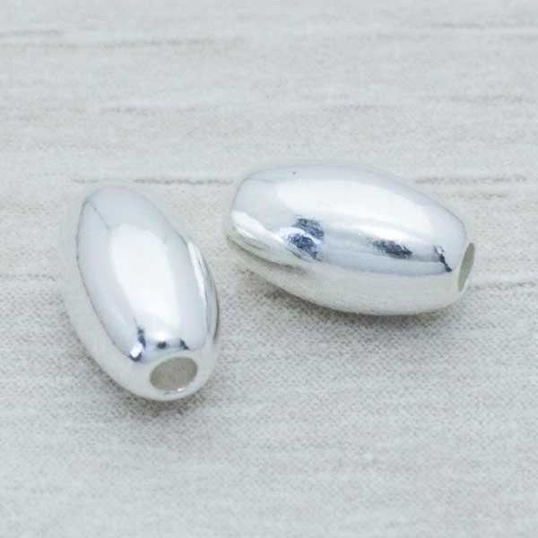 Bola oval Plata de Ley 925