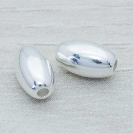 Bola oval Plata de Ley 925